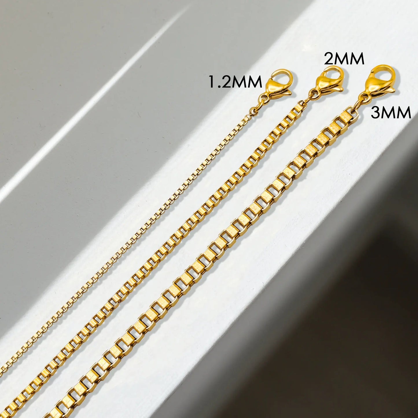 Box Chain Choker Necklace