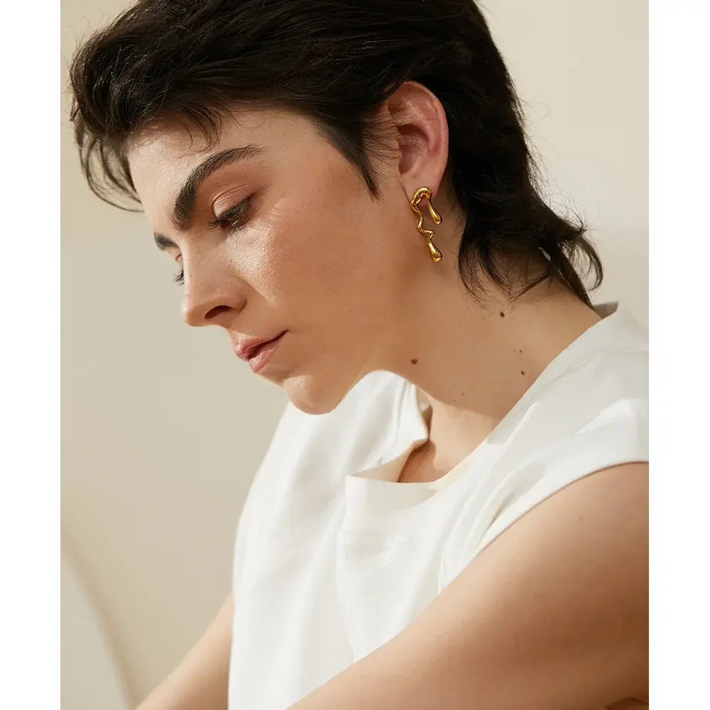 Unusual Big Stud Ear