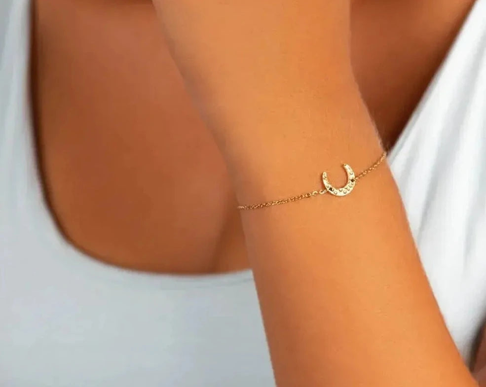 Moon Charm Bracelet