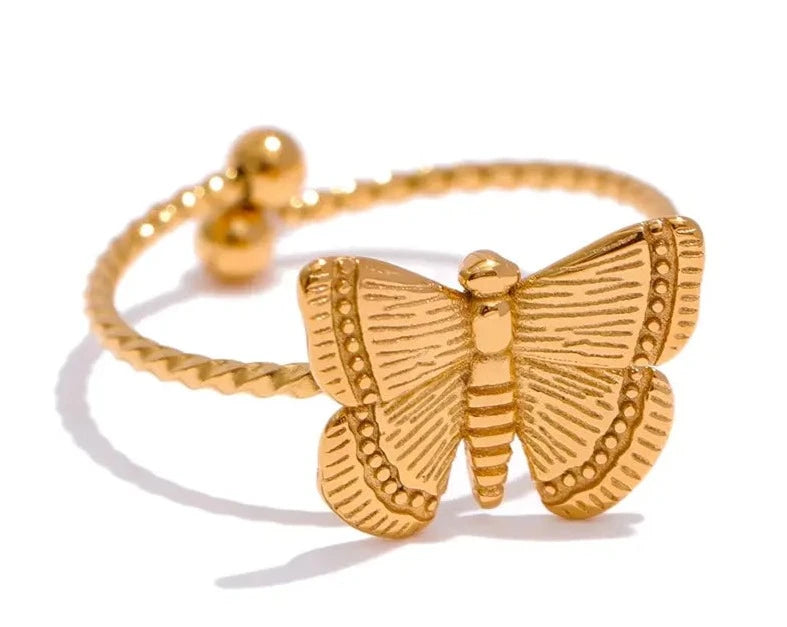 Butterfly Adjustable Ring