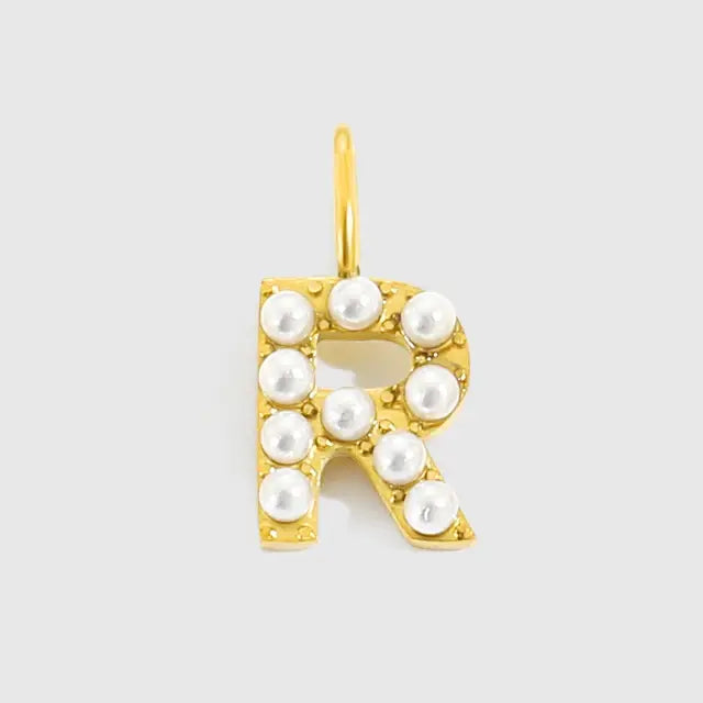 Alphabet Pearl Pendant