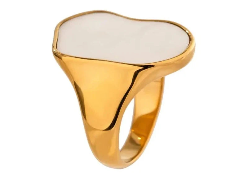 Irregular Natural Shell Ring