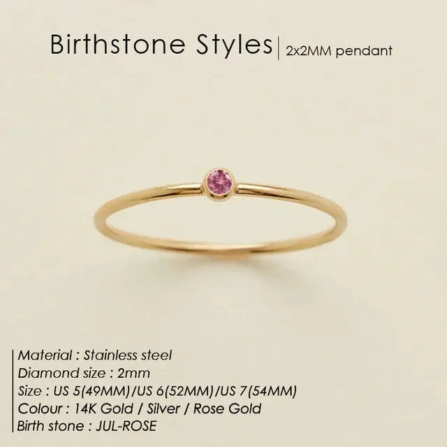 Birthstone Ring