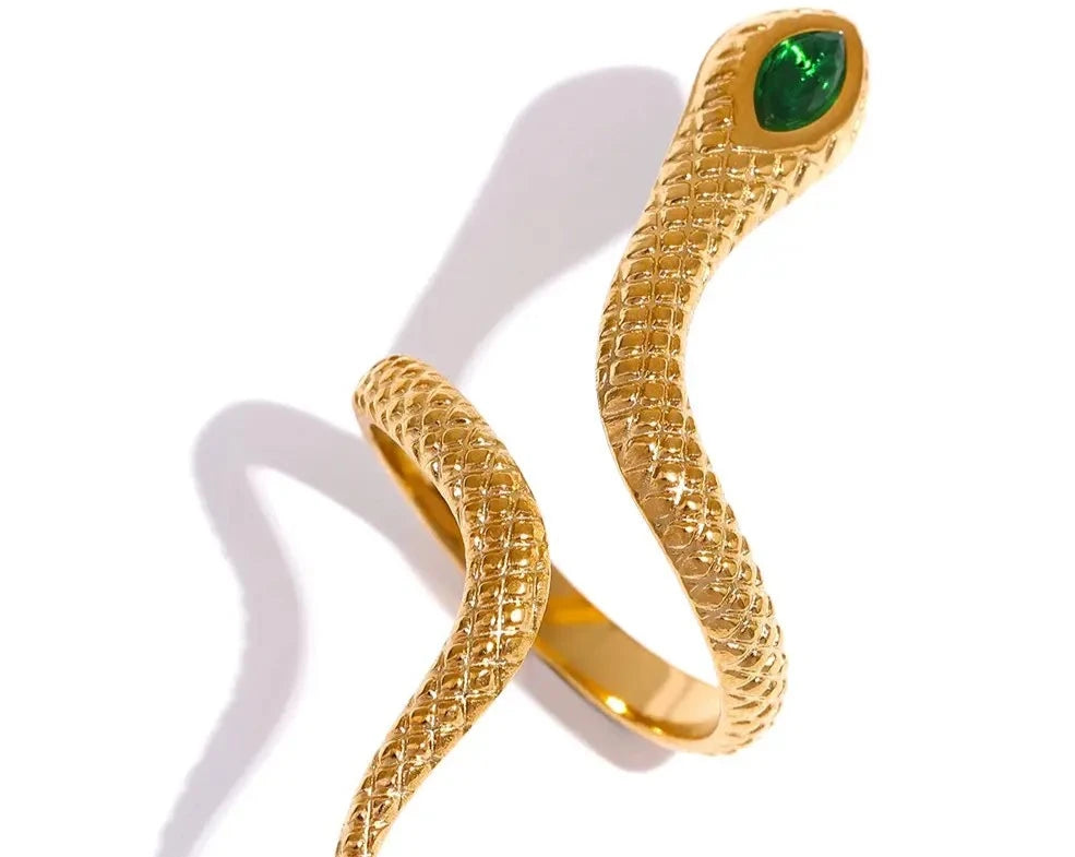 Snake Stainless Steel Ring 