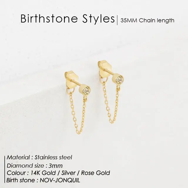 Birthstone Earrings