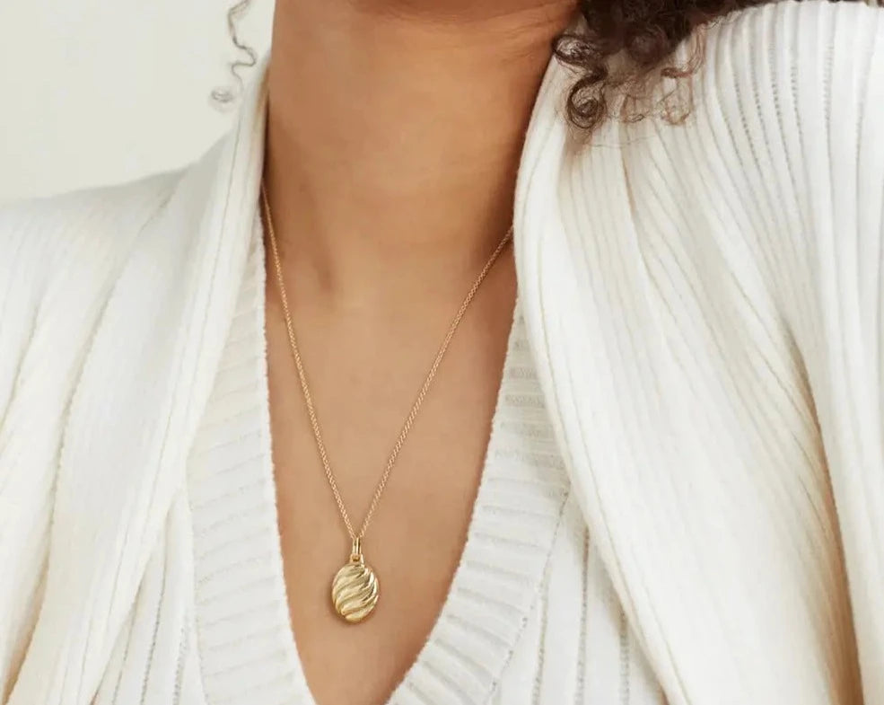 Croissant Pendant Necklace