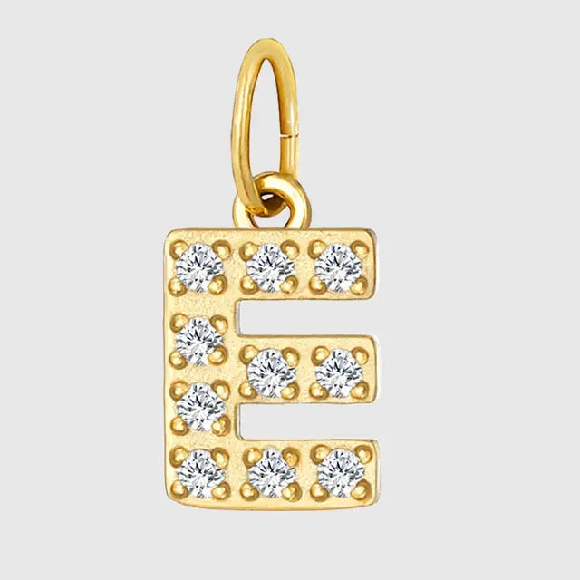 Diamond Alphabet Pendant