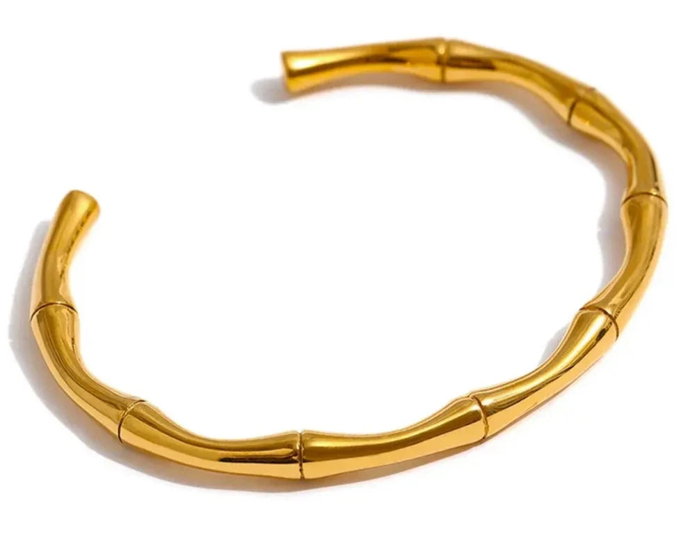 Bamboo Cuff Bangle