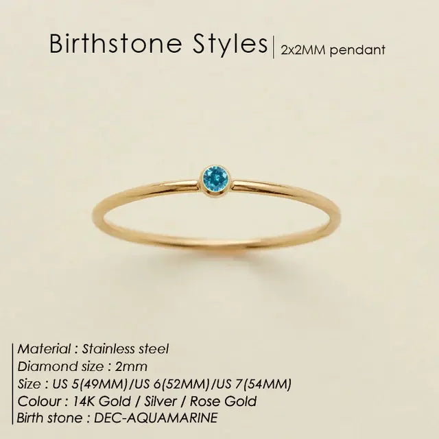 Birthstone Ring