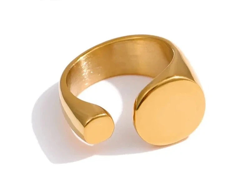 Geometric Metal Ring