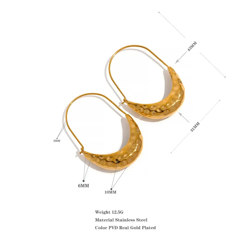 Drop Dangle Hoop Earrings