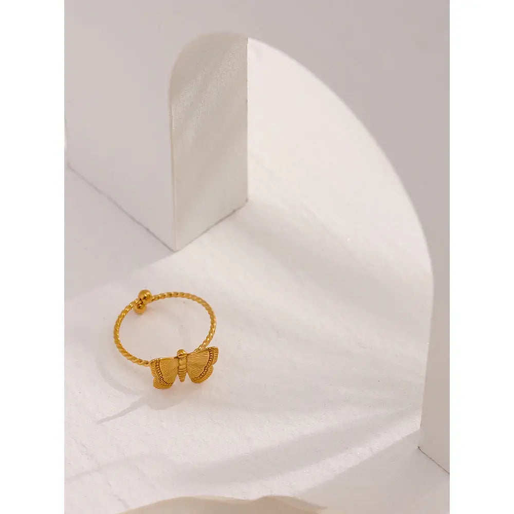 Butterfly Adjustable Ring