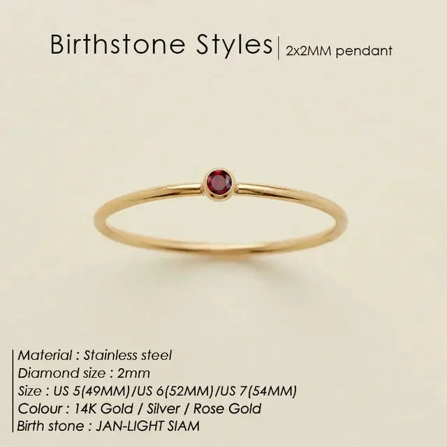 Birthstone Ring