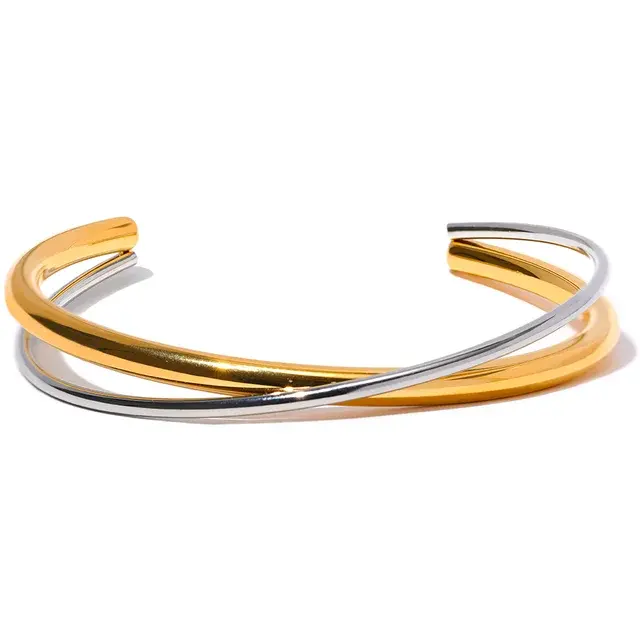 Double Color Cuff Bangle