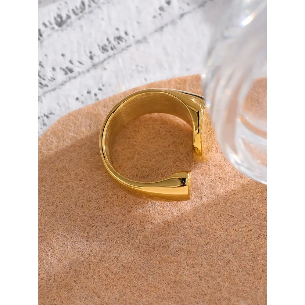 Geometric Metal Ring