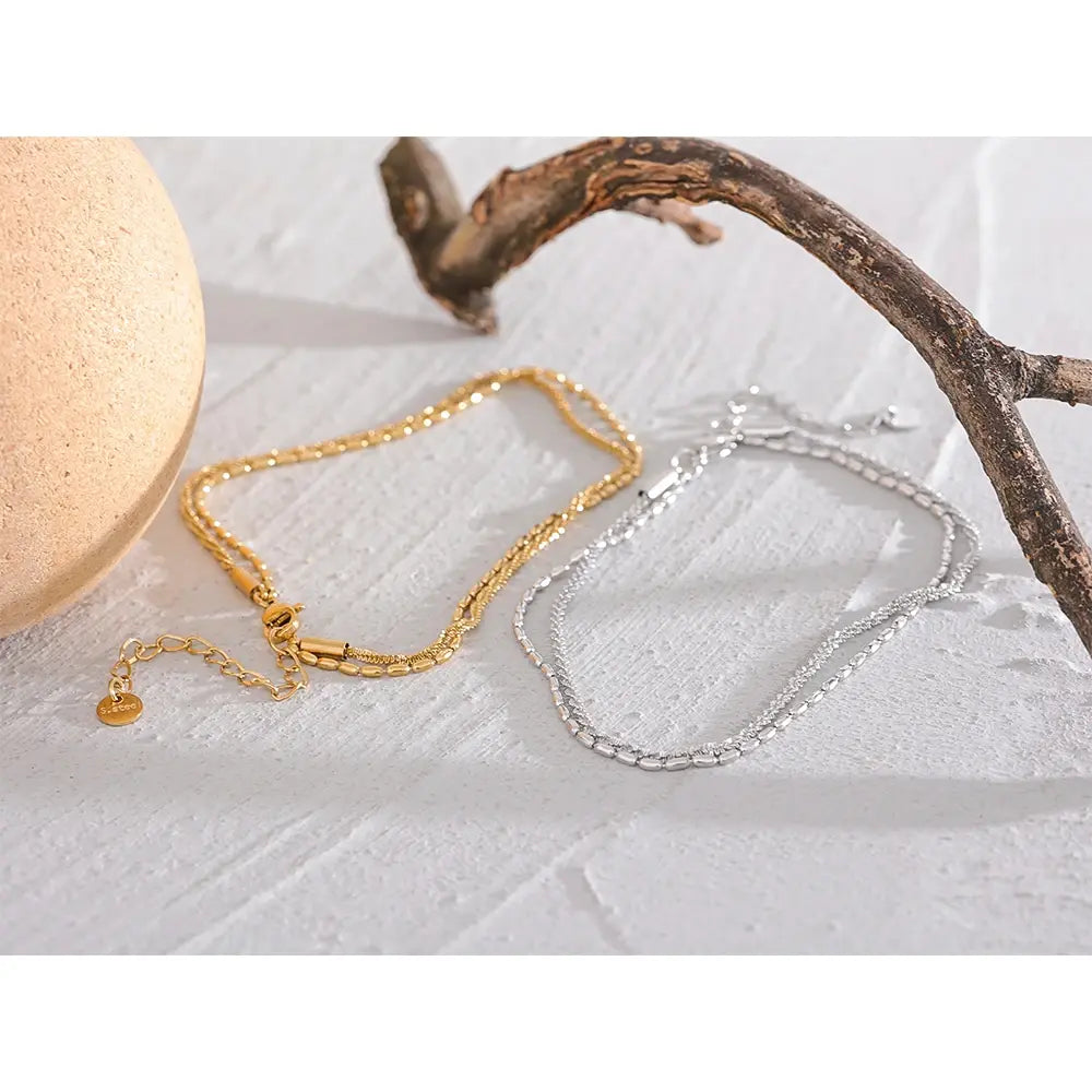 Double Layer Exquisite Chain Anklet