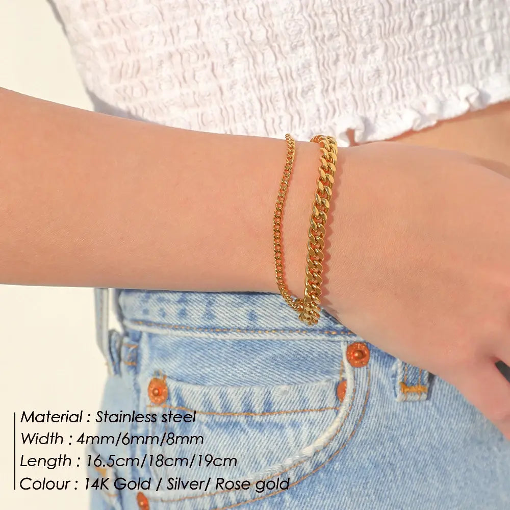 Curb Chain Bracelets