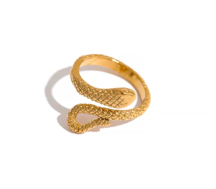 Charm Snake Ring