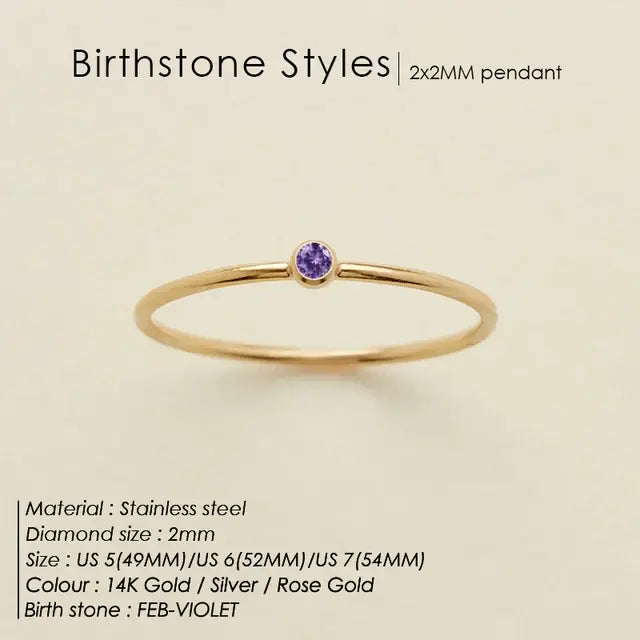 Birthstone Ring