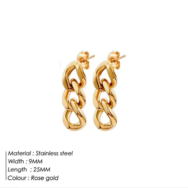 Link Chain Earrings