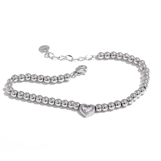 Heart Zircon Bracelet