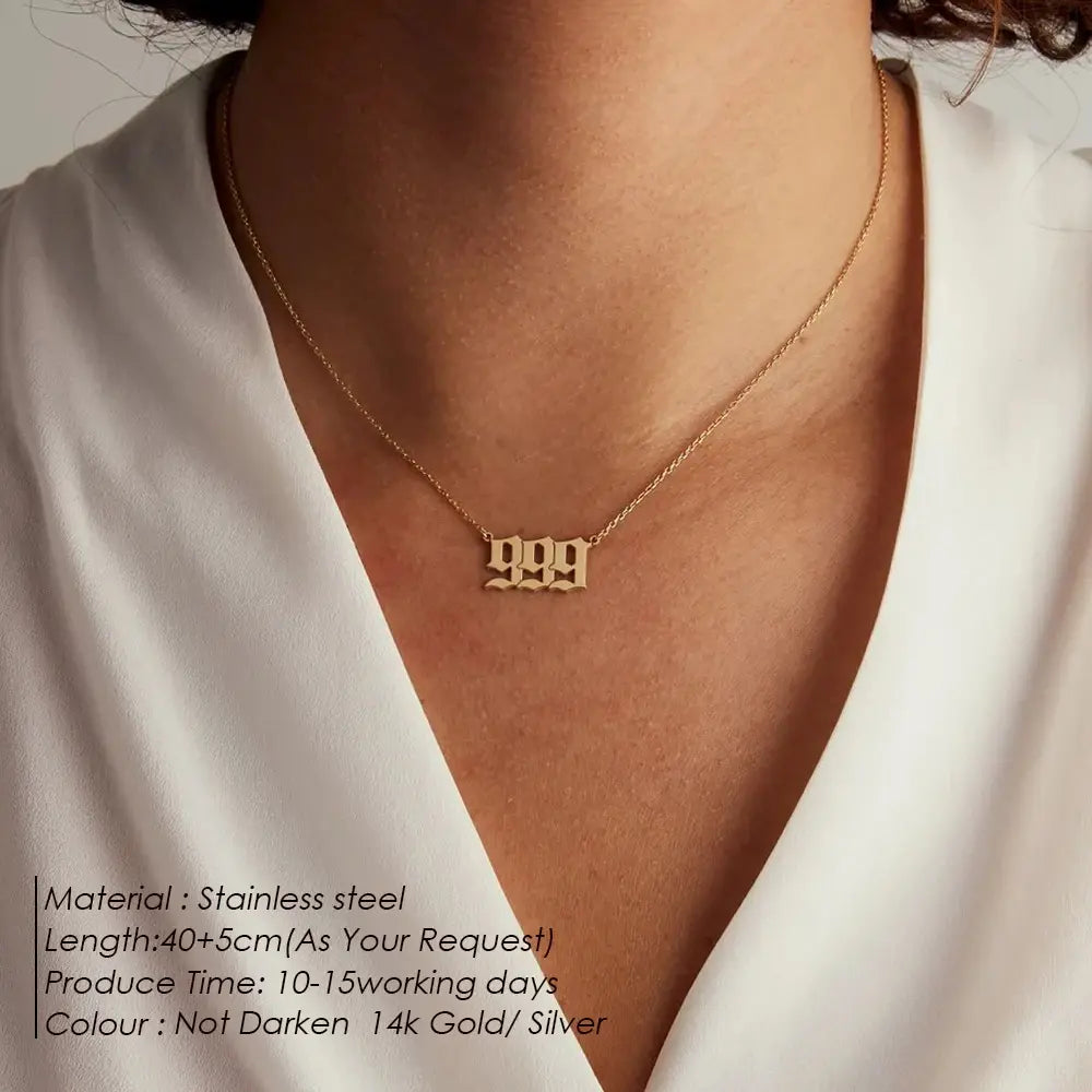 Lucky Number Necklace