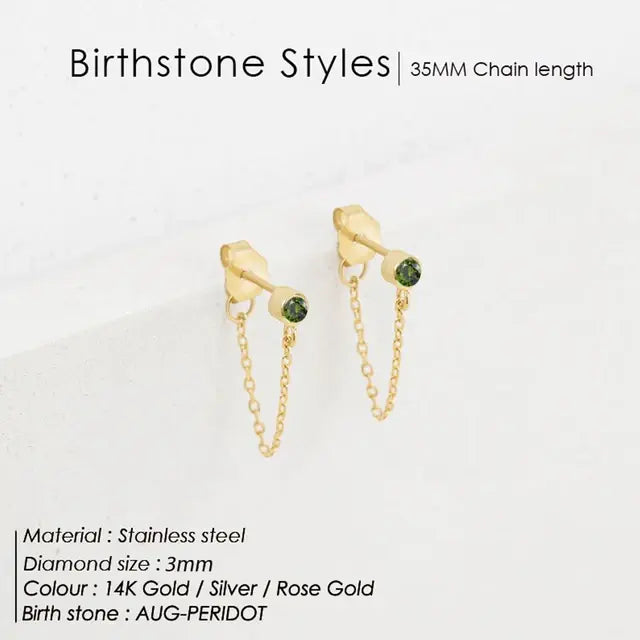 Birthstone Earrings