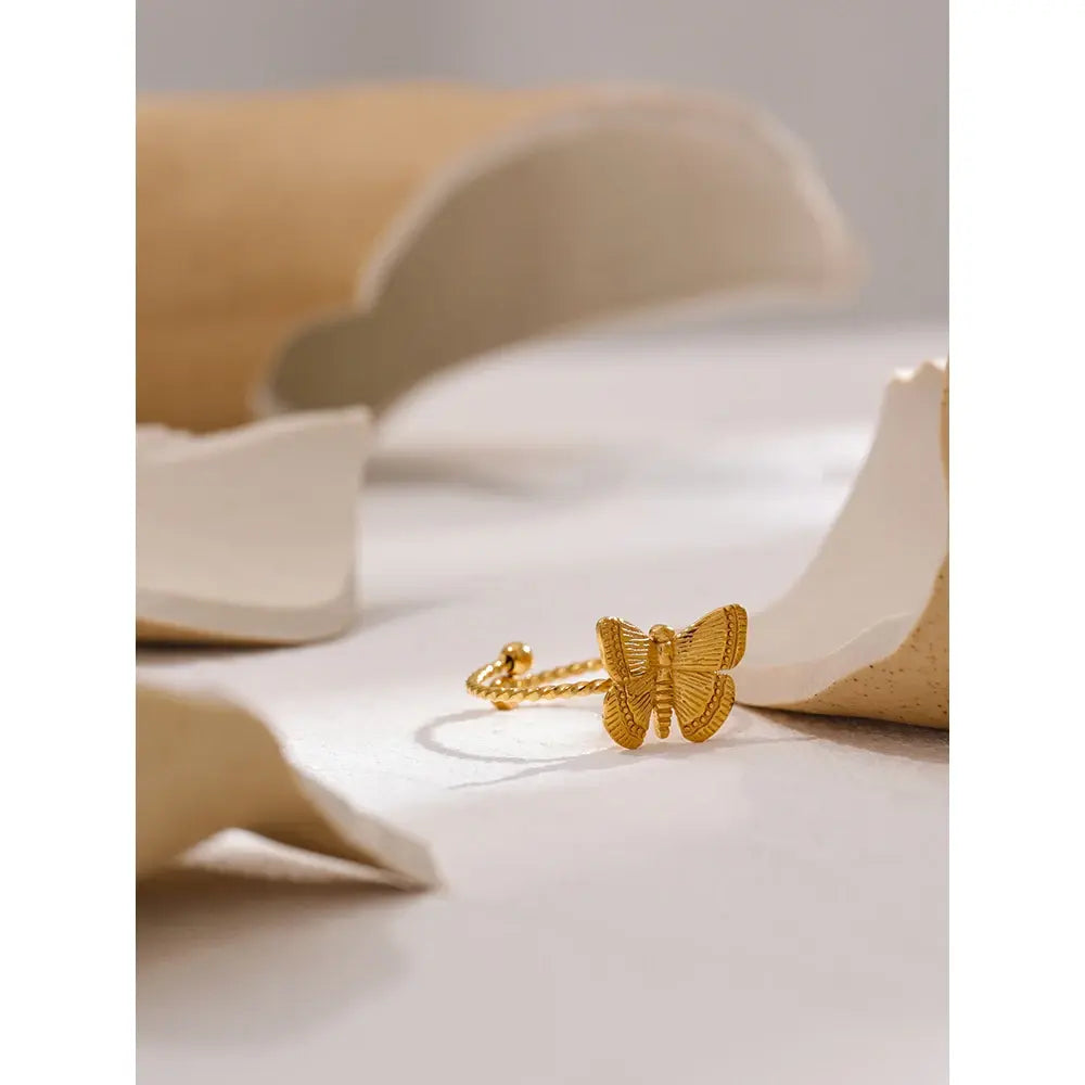 Butterfly Adjustable Ring