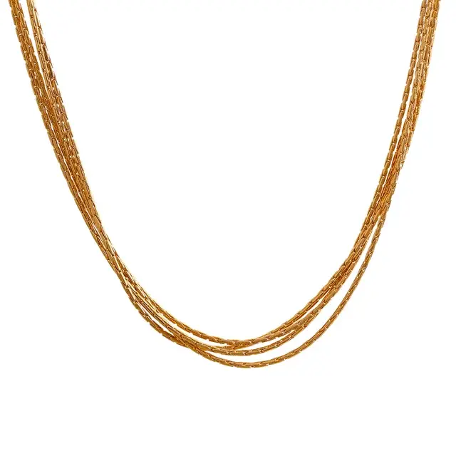 Layered Thin Chain Chic Choker