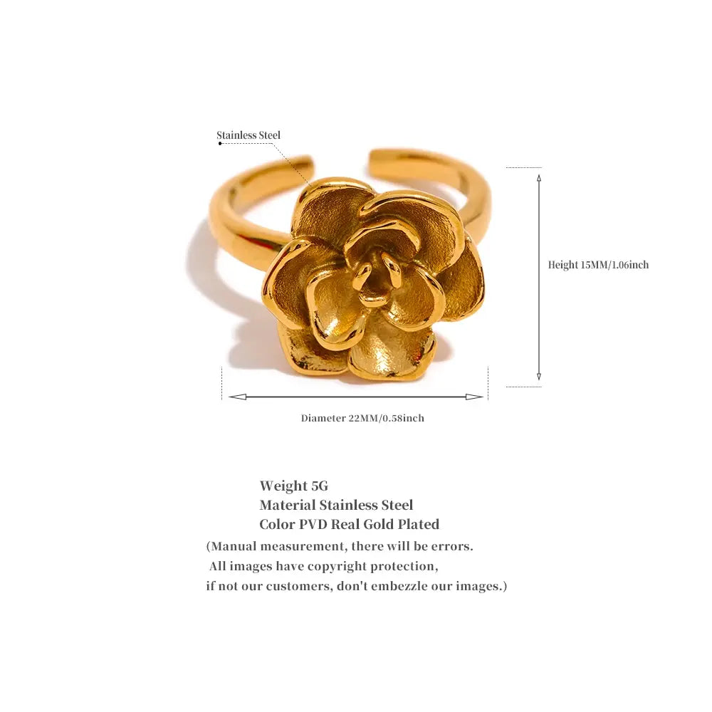 Flower Cast Ring 