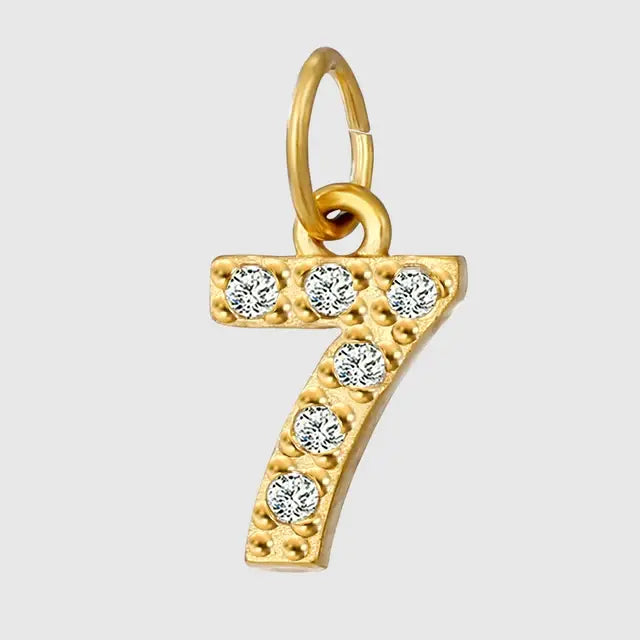 Diamond Alphabet Pendant