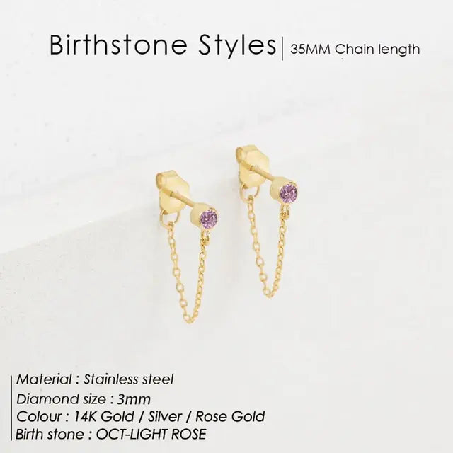 Birthstone Earrings