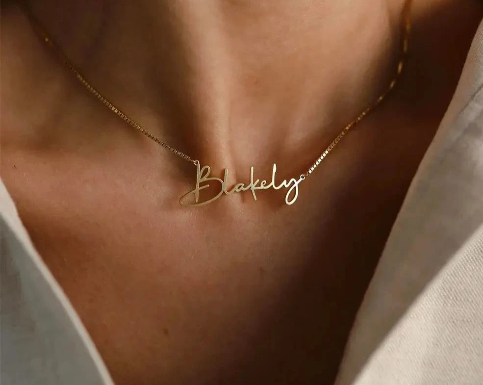 Customized Fashion Stainless Steel Name Necklace