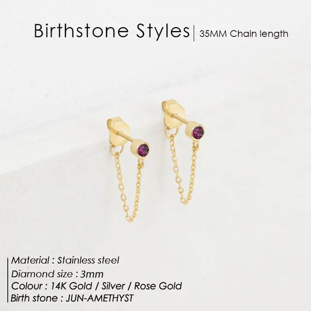 Birthstone Earrings