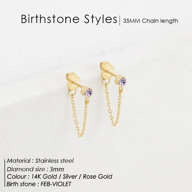 Birthstone Earrings