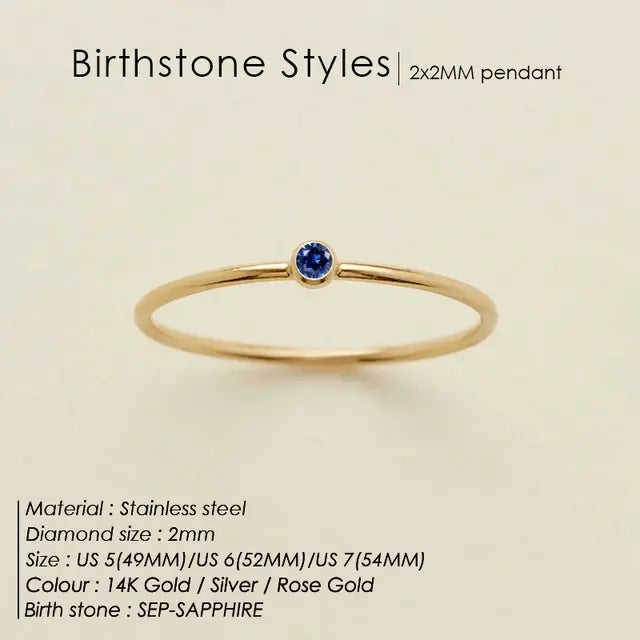 Birthstone Ring