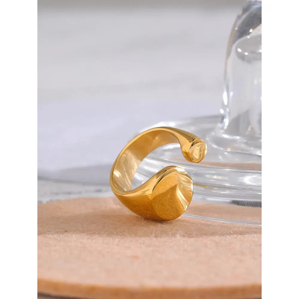 Geometric Metal Ring