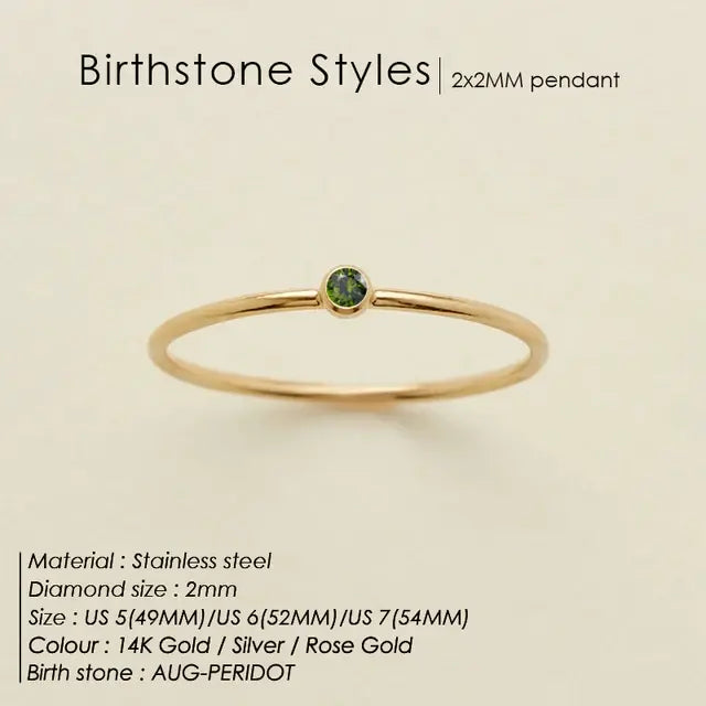 Birthstone Ring