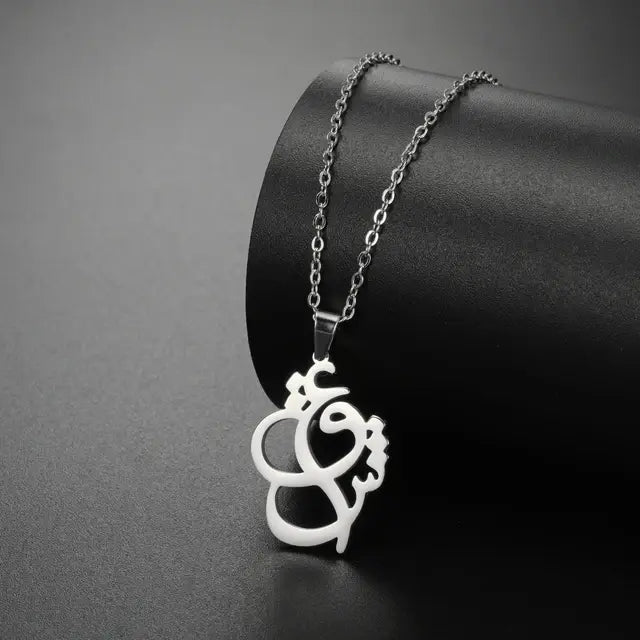 Persian Farsi Stainless Steel Necklace - Symbolizing Woman's Life and Freedom